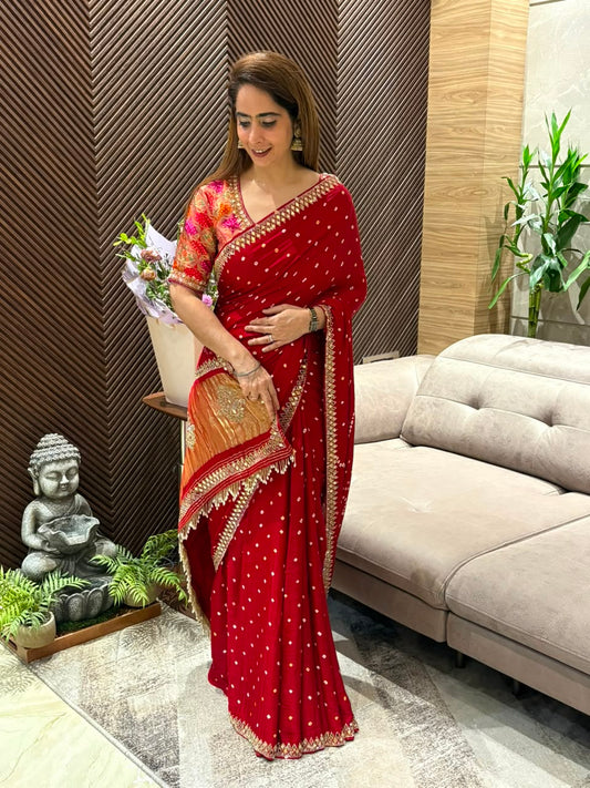 Timeless elegance exquisite running saree