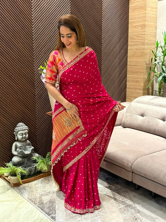 Timeless elegance exquisite running saree