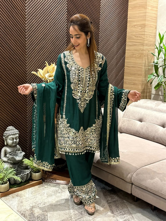 Luxurious Raw Silk kurta set