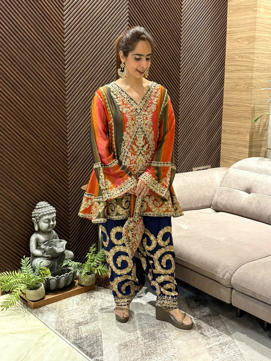 Stunning kaftan-style ready suit