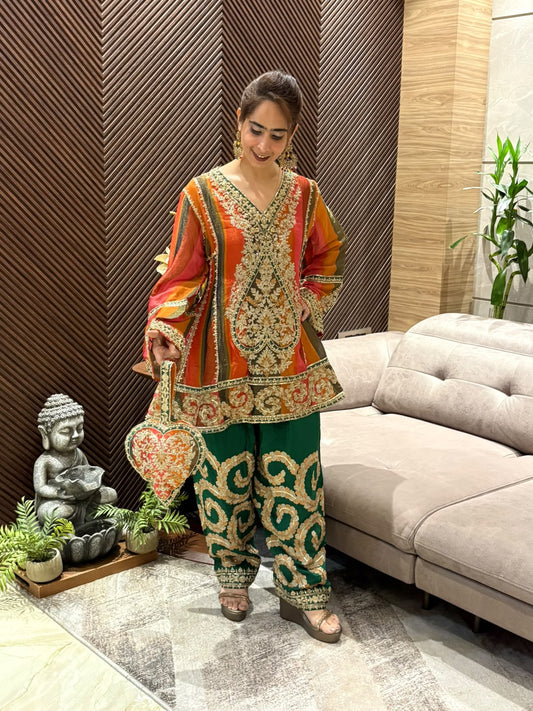 Stunning kaftan-style ready suit