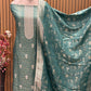 Elevate your ethnic elegance with this stunning unstitched suit set