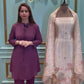 Shimmer Organza Unstitched Suit