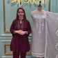 Experience timeless elegance with this beautifully designed unstitched suit