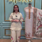 Pakistani Print Modal Cotton Suit with Intricate Mirror Work