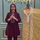 Elegant unstitched suit set, crafted from premium mul crush cotton fabric